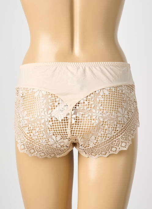 Shorty bi-matiére rose EMPREINTE femme
