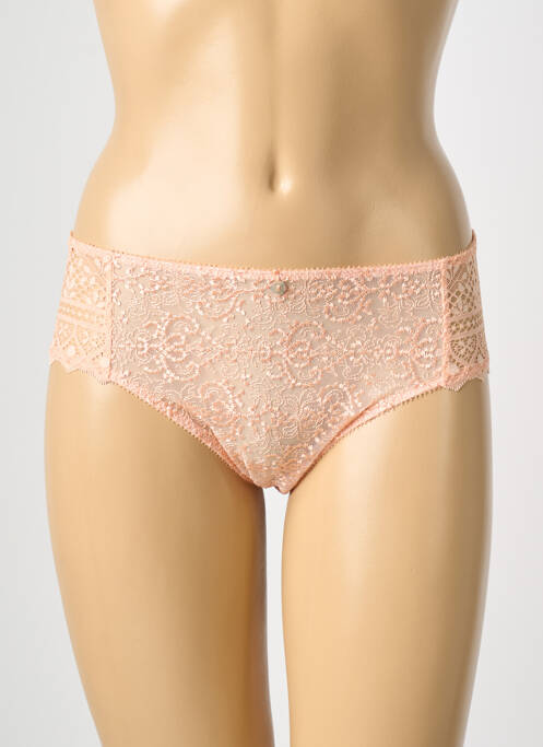 Shorty bi-matiére rose EMPREINTE femme