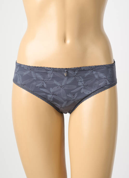 Culotte tissage satiné gris EMPREINTE femme