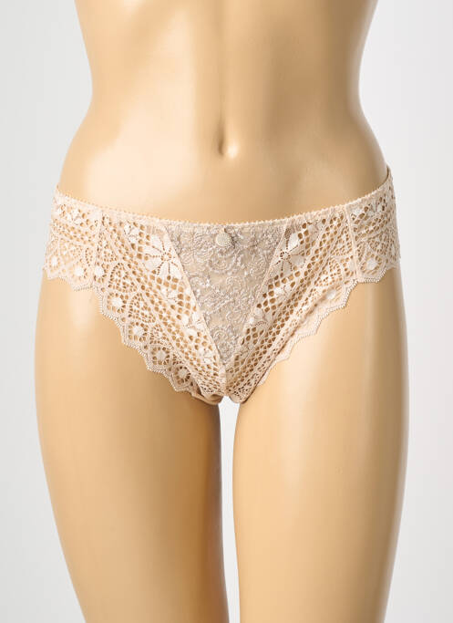 Tanga stretch rose EMPREINTE femme