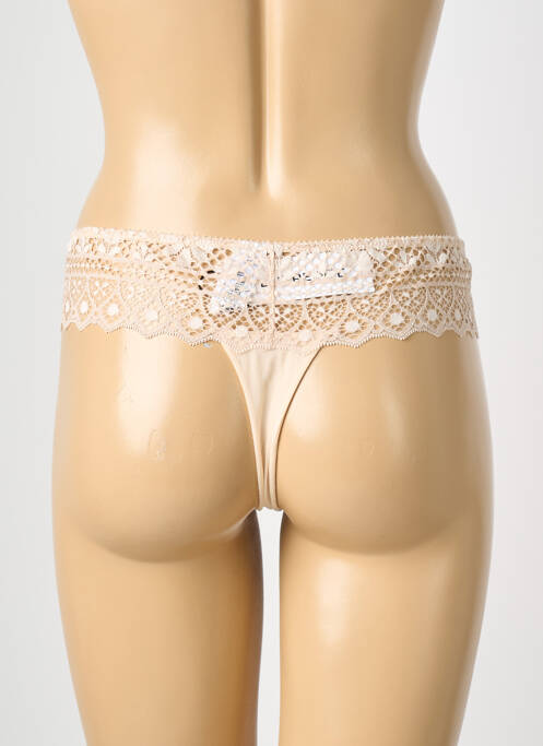 Tanga rose EMPREINTE femme