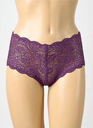 Culotte broderie violet TRIUMPH femme
