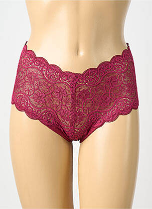 Culotte broderie rouge TRIUMPH femme