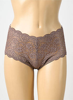 Culotte broderie marron TRIUMPH femme