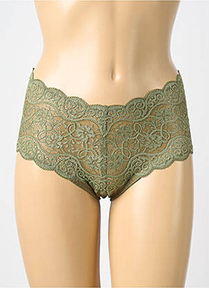 Culotte broderie vert TRIUMPH femme