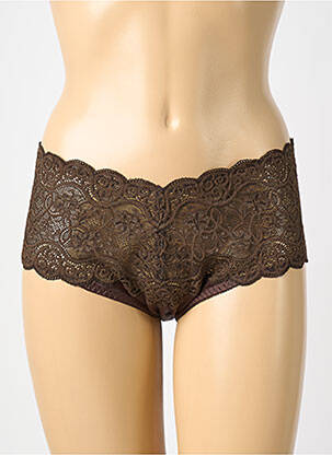 Culotte broderie marron fonce TRIUMPH femme