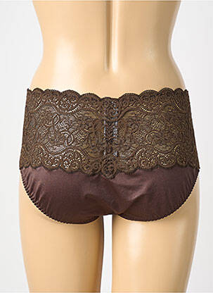 Culotte broderie marron fonce TRIUMPH femme
