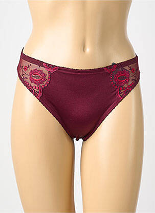 Culotte broderie rouge CONTURELLE femme