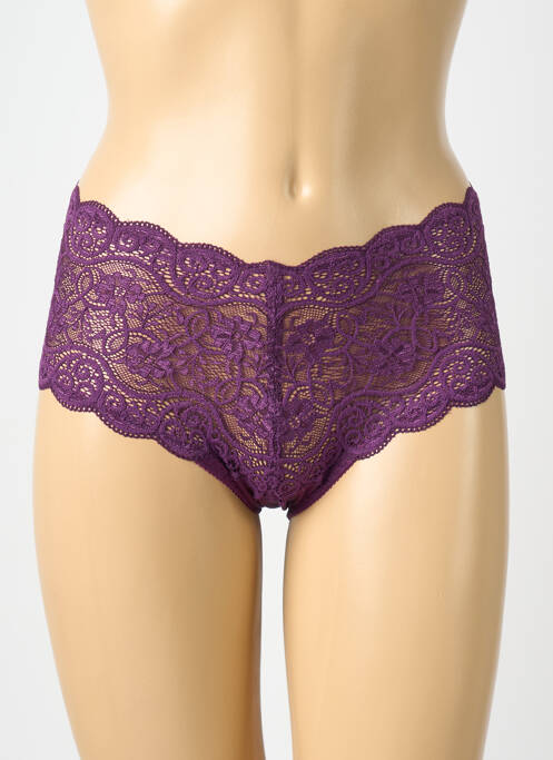 Culotte broderie violet TRIUMPH femme