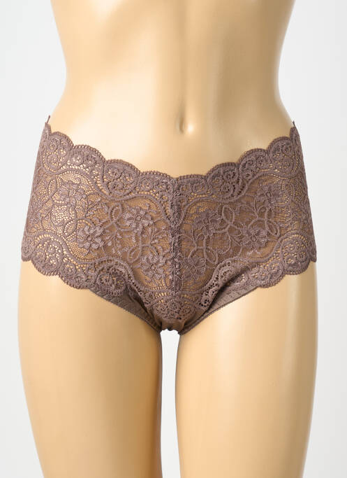 Culotte broderie marron TRIUMPH femme