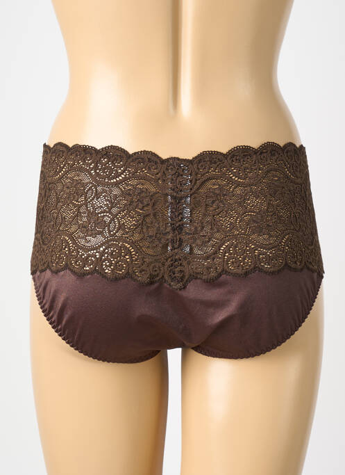 Culotte broderie marron fonce TRIUMPH femme