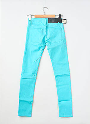 Pantalon slim tissage popeline taille normale bleu CHEAP MONDAY femme