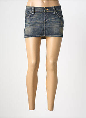 Jupe courte poches bleu MELTIN'POT femme