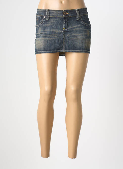 Jupe courte poches bleu MELTIN'POT femme