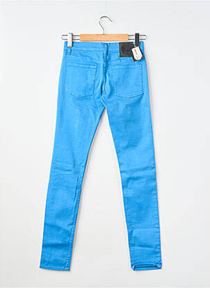 Pantalon slim tissage popeline taille normale bleu CHEAP MONDAY femme