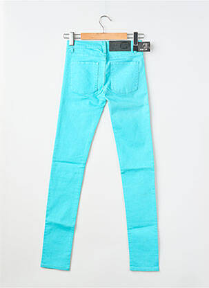 Pantalon slim tissage popeline taille normale bleu CHEAP MONDAY femme