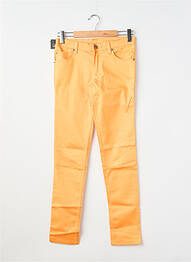 Pantalon slim tissage popeline taille normale orange CHEAP MONDAY femme