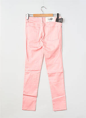Pantalon slim tissage popeline taille normale rose CHEAP MONDAY femme