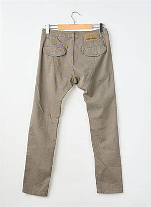 Pantalon chino stretch taille normale marron IMPERIAL homme