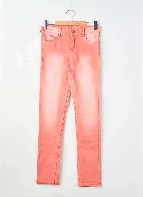 Jeans coupe slim stretch taille normale rose CHEAP MONDAY femme