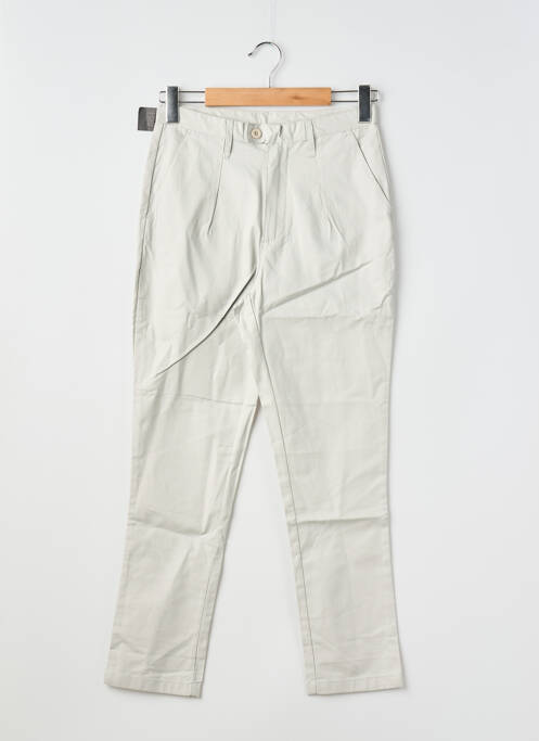Pantalon chino tissage popeline taille normale gris CHEAP MONDAY femme
