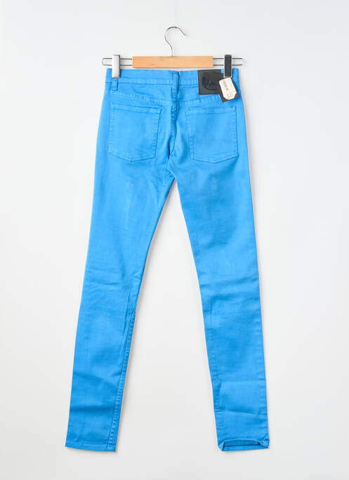 Pantalon slim tissage popeline taille normale bleu CHEAP MONDAY femme
