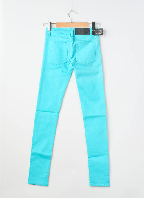 Pantalon slim tissage popeline taille normale bleu CHEAP MONDAY femme
