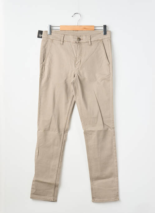 Pantalon chino stretch taille normale marron CHEAP MONDAY homme