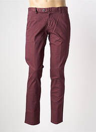Pantalon chino tissage popeline taille normale rouge XAGON MAN femme