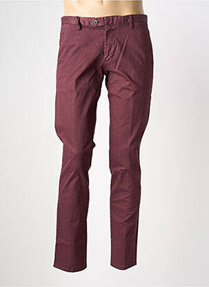 Pantalon chino tissage popeline taille normale rouge XAGON MAN femme