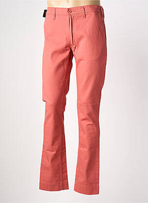 Pantalon chino stretch taille normale orange CHEAP MONDAY homme