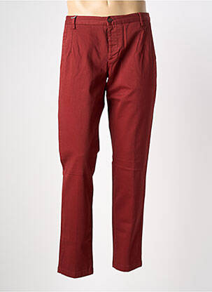 Pantalon chino tissage popeline taille normale orange XAGON MAN homme