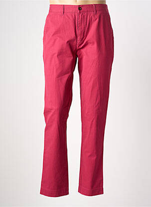 Pantalon chino tissage popeline taille normale rouge FARAH homme