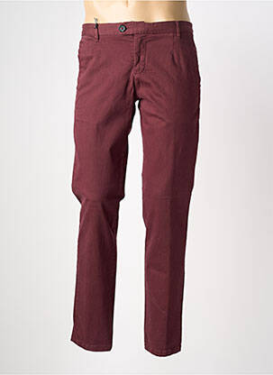 Pantalon chino stretch taille normale rouge XAGON MAN homme
