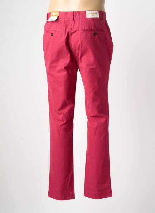 Pantalon chino tissage popeline taille normale rouge FARAH homme