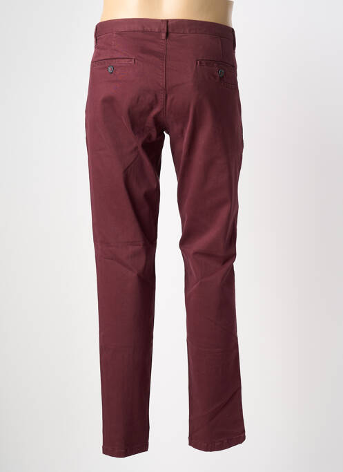 Pantalon chino stretch taille normale rouge XAGON MAN homme