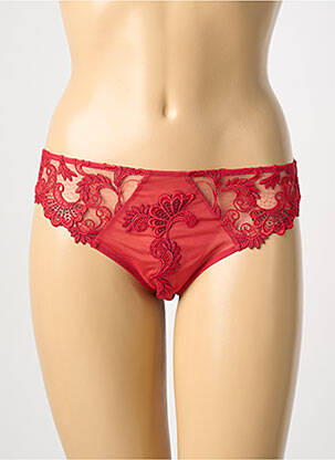 Culotte tissage tulle rouge LISE CHARMEL femme