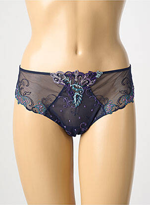Tanga broderie bleu LISE CHARMEL femme