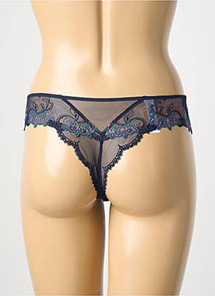 Tanga broderie bleu LISE CHARMEL femme