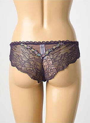 Shorty broderie violet LISE CHARMEL femme
