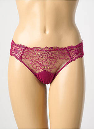 Culotte broderie dentelle de calais violet LISE CHARMEL femme