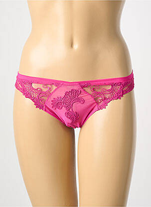 Tanga broderie rose LISE CHARMEL femme