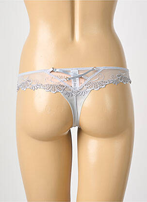 Tanga broderie gris LISE CHARMEL femme