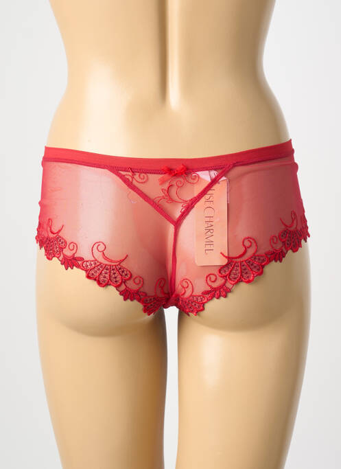 Shorty bi-matiére rouge LISE CHARMEL femme
