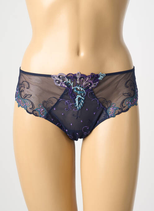 Tanga broderie bleu LISE CHARMEL femme