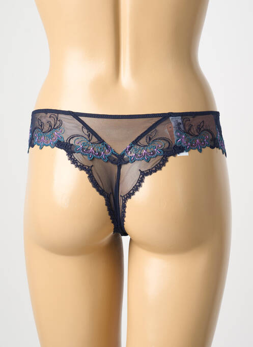 Tanga broderie bleu LISE CHARMEL femme