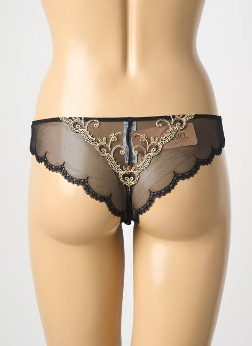 Tanga broderie noir LISE CHARMEL femme