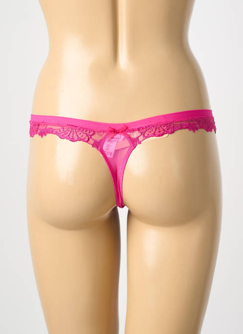 Tanga broderie rose LISE CHARMEL femme