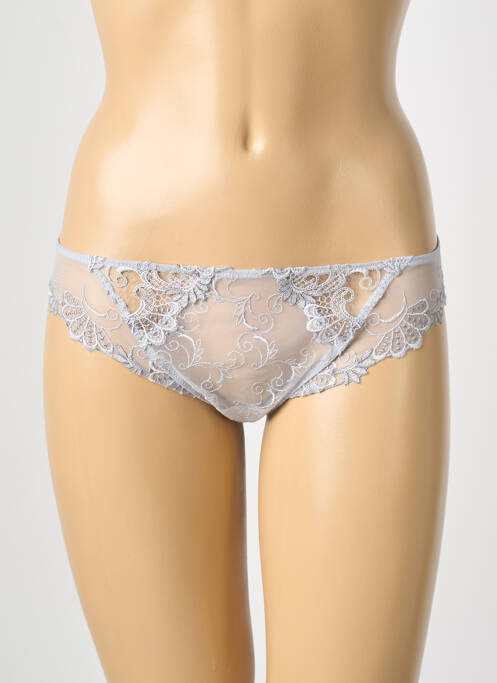 Tanga broderie gris LISE CHARMEL femme