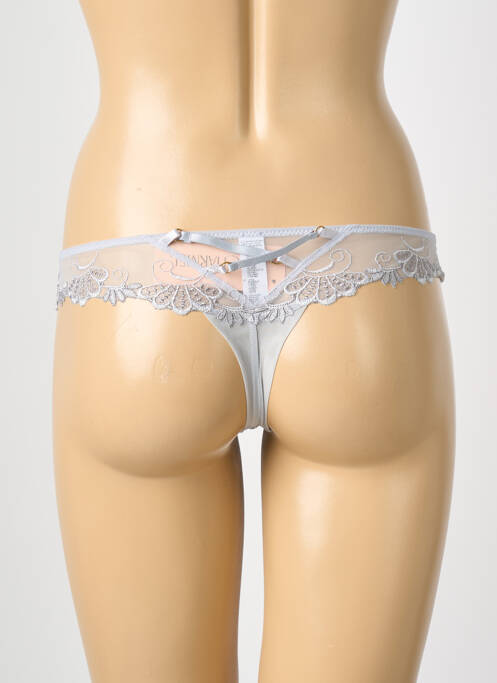 Tanga broderie gris LISE CHARMEL femme